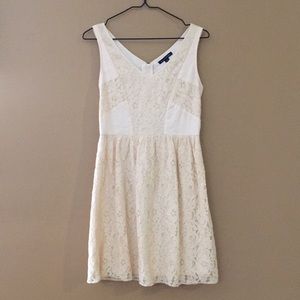 Cream lace dress